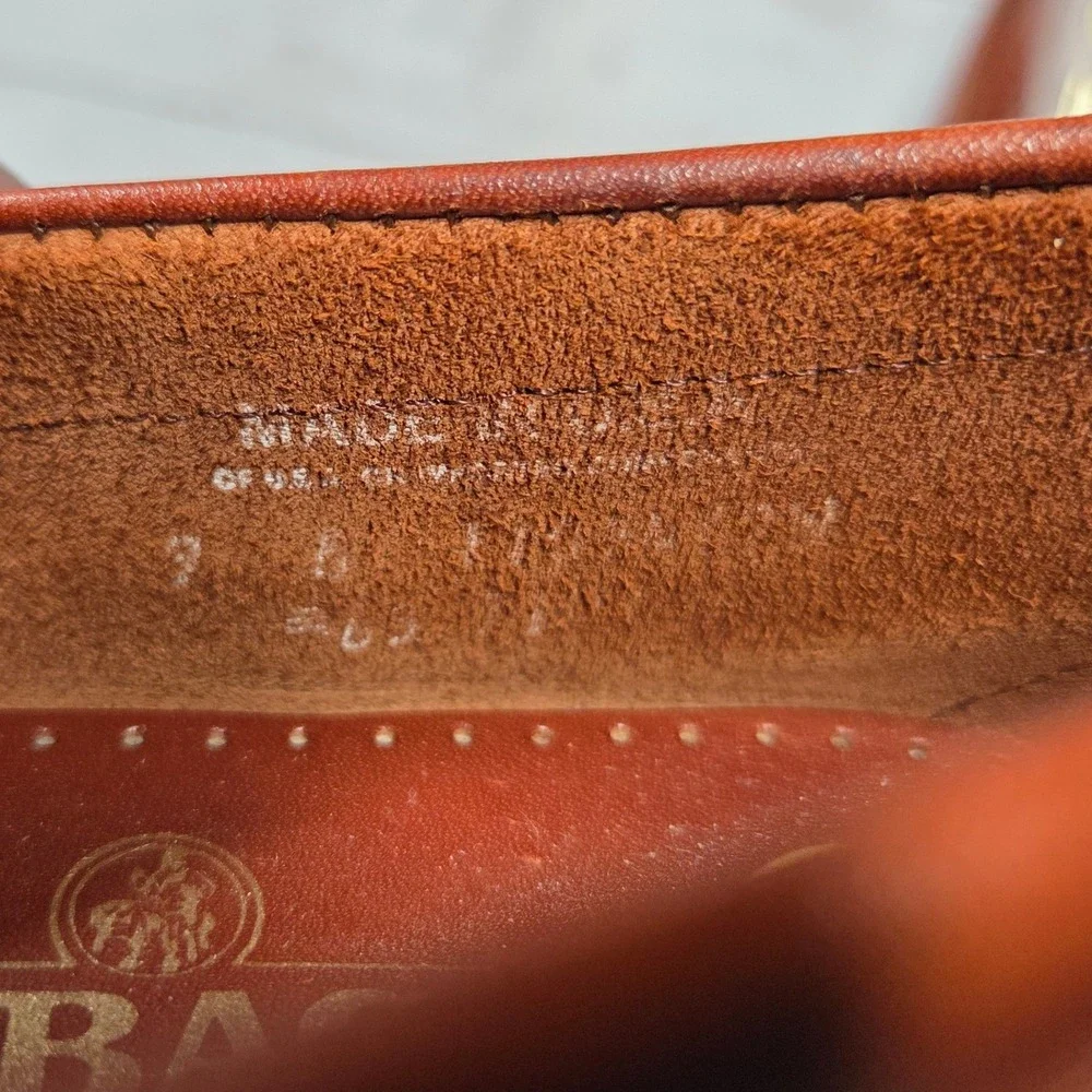 Sebago Classic Penny Loafer Beefroll Leather Mens‎ 9 Brown Made in USA Slip On